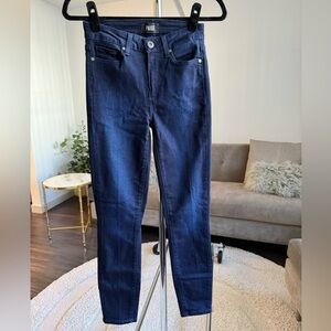 Paige Hoxton Ankle Denim Blue Jeans Size 25
